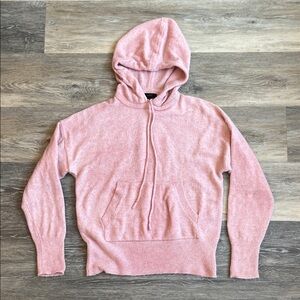 J. Crew Soft Pink Merino Wool Hoodie